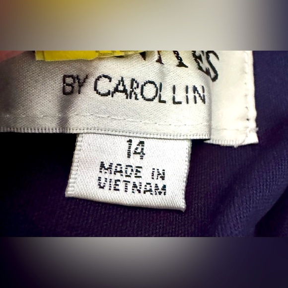 Rare Vintage JR Nites Dress -Navy Blue Ruffles, Size 14 - Excellent Condition - Picture 10 of 13